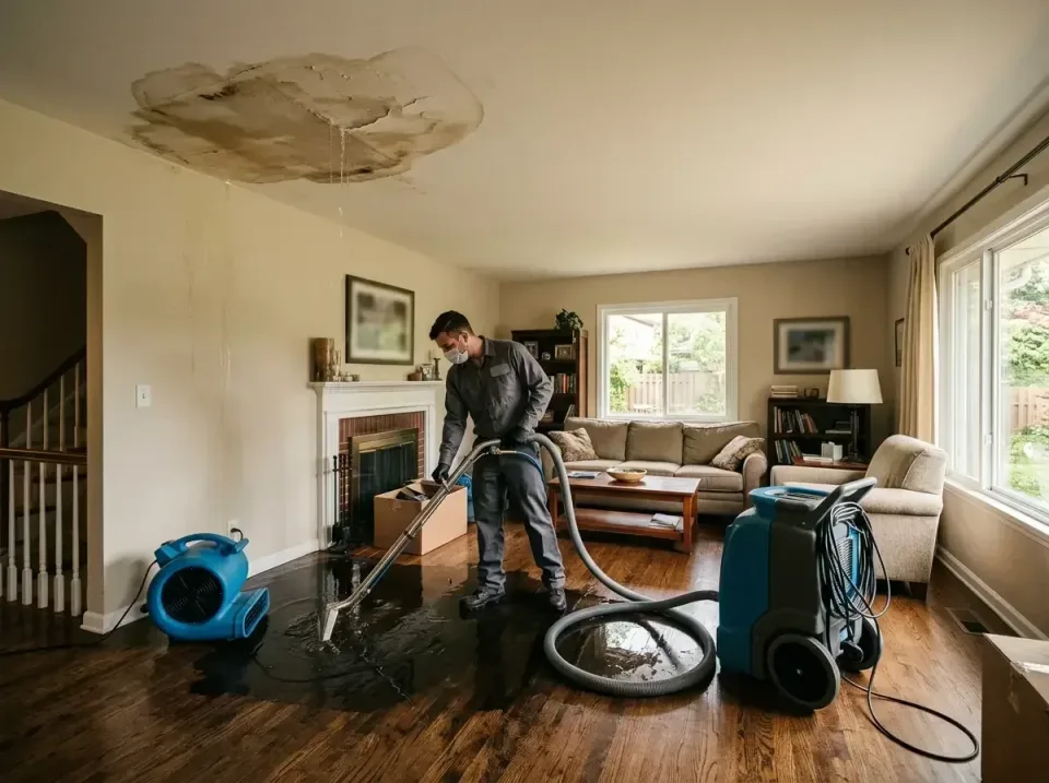 attic-pipe-burst-ceiling-drip-008 — frequently asked questions, Water Damage Restoration & Carpet Care in Treasure Island, FL